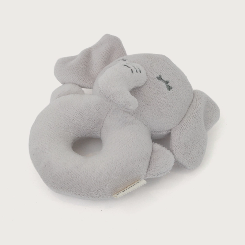 JUGUETE DE ELEFANTE SONAJERO GRIS BEBE  NIÑO - 1