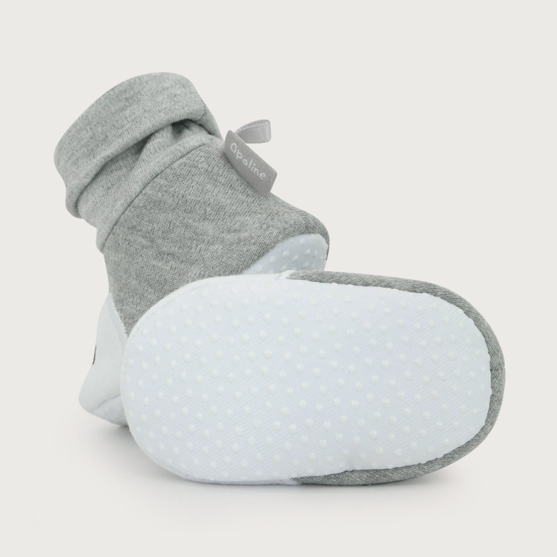 PANTUFLA GRIS BEBE NIÑO PINGÜINO - 3