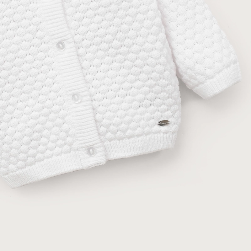 CHALECO BASICO BLANCO INFANT NIÑA - 4
