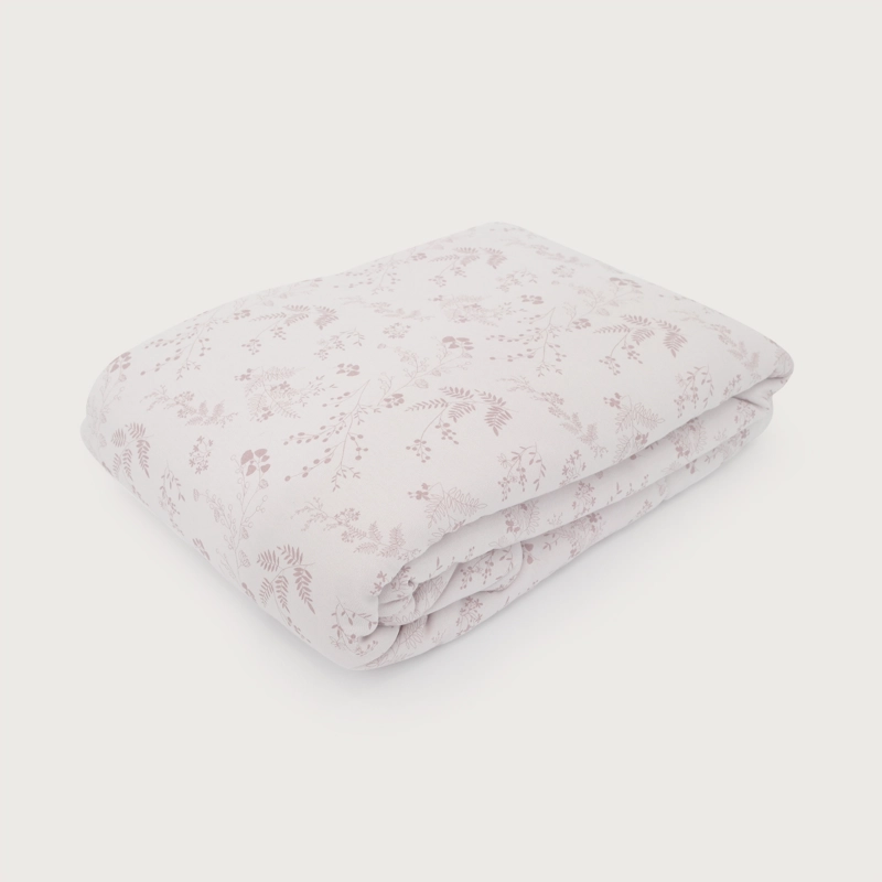 COBERTOR DE CUNA ESTAMPADO ROSADO BEBE  NIÑA - 2