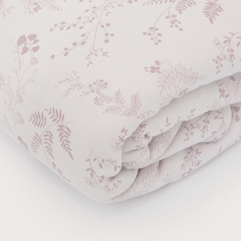 COBERTOR DE CUNA ESTAMPADO ROSADO BEBE  NIÑA - 3