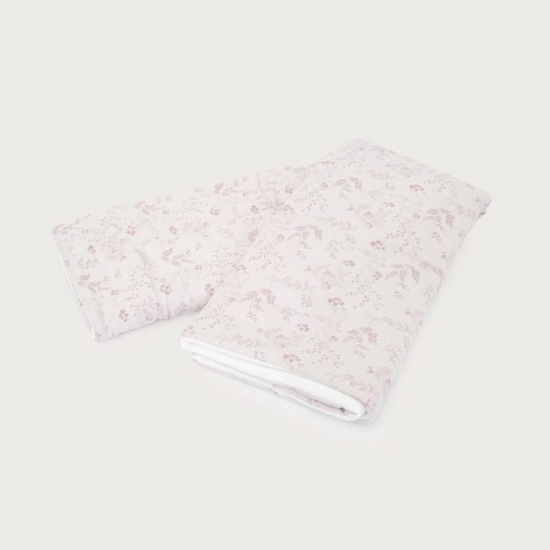 COBERTOR DE CUNA ESTAMPADO ROSADO BEBE  NIÑA - 4