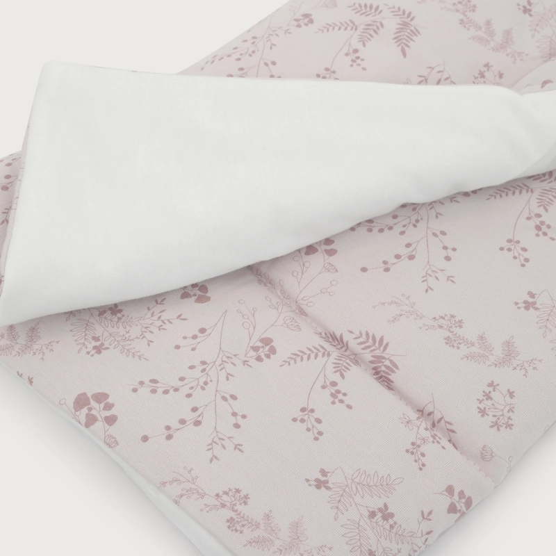 COBERTOR DE CUNA ESTAMPADO ROSADO BEBE  NIÑA - 5