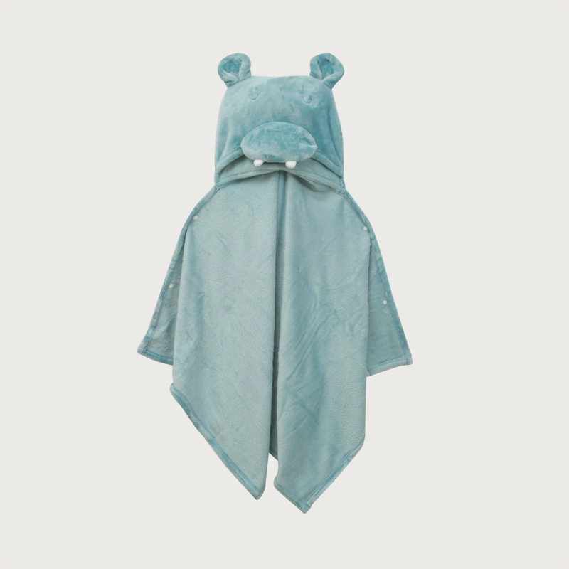 CAPA DE BAÑO DISEÑO ANIMALES CELESTE INFANT NIÑO - 3