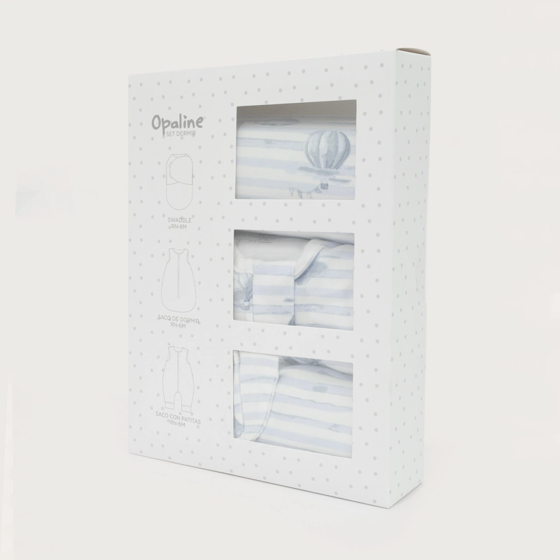 SET 3 SACOS DE DORMIR CELESTE BEBE  NIÑO TOG 1.0 - 9