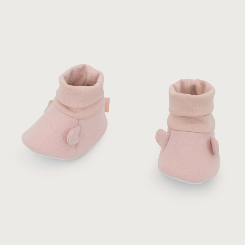 PANTUFLA ROSADA BEBE NIÑA OREJAS - 4