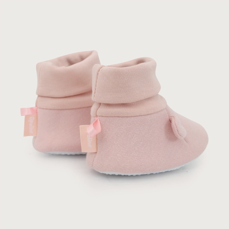 PANTUFLA ROSADA BEBE NIÑA OREJAS - 5