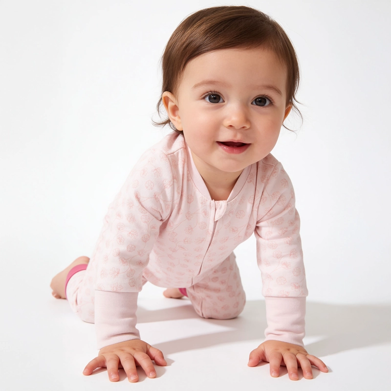 PIJAMA ROSADO DISEÑO FLOR INFANT NIÑA - 2