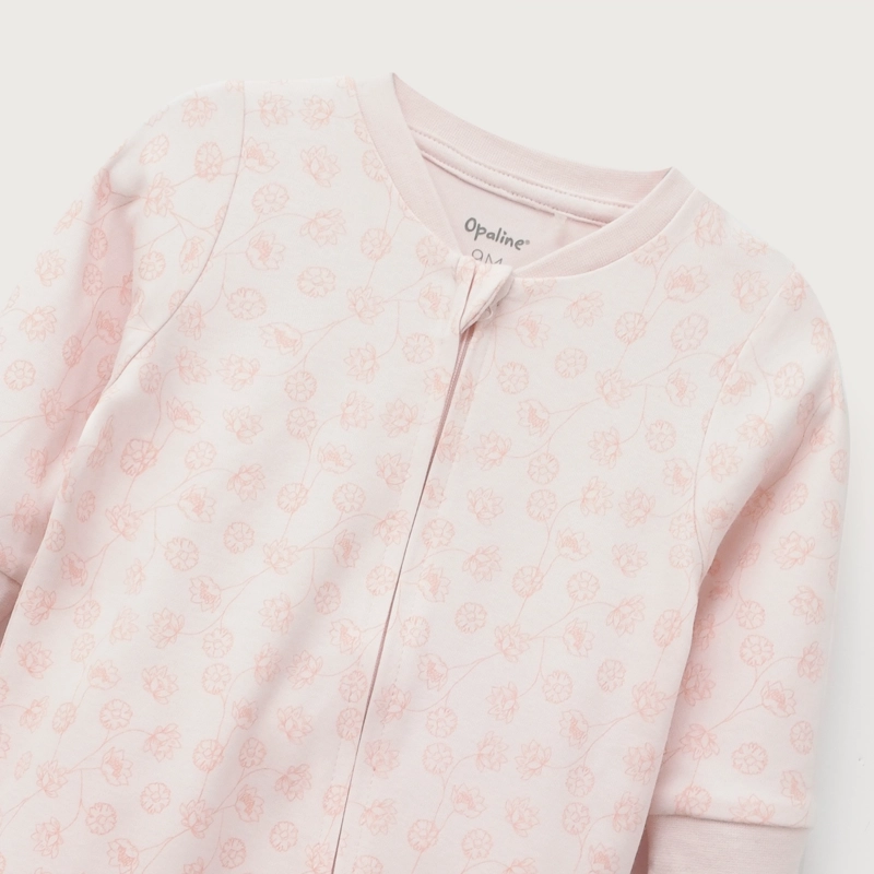 PIJAMA ROSADO DISEÑO FLOR INFANT NIÑA - 4