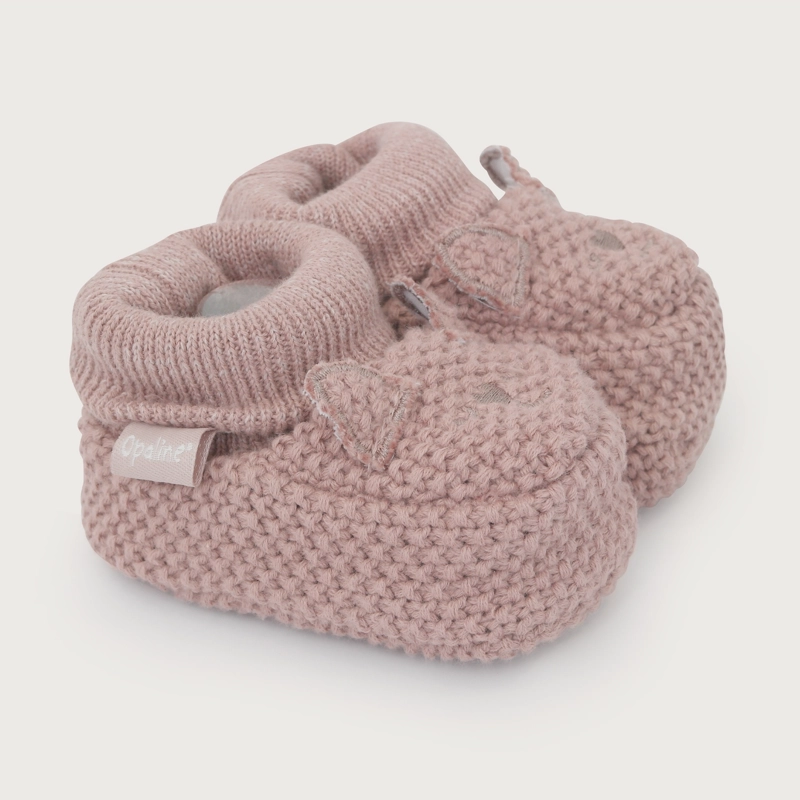 ZAPATO TEJIDO ROSADO BEBE NIÑA ZORRITO - 1