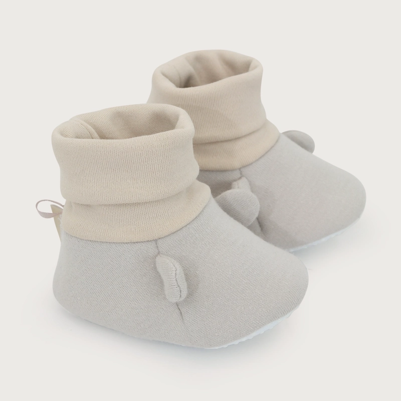 PANTUFLA BEIGE BEBE UNISEX OREJAS - 1