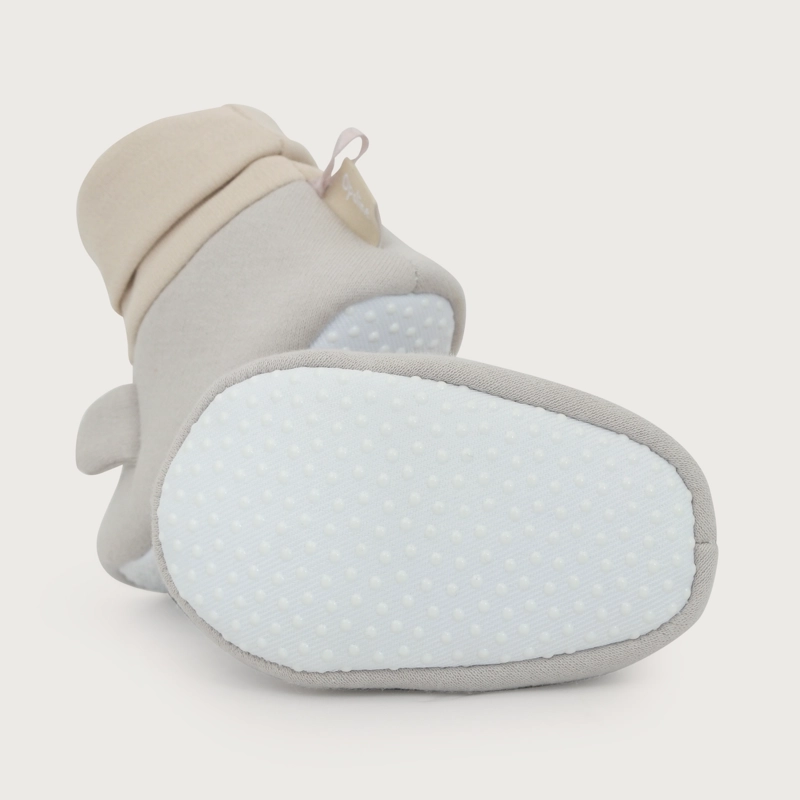 PANTUFLA BEIGE BEBE UNISEX OREJAS - 3