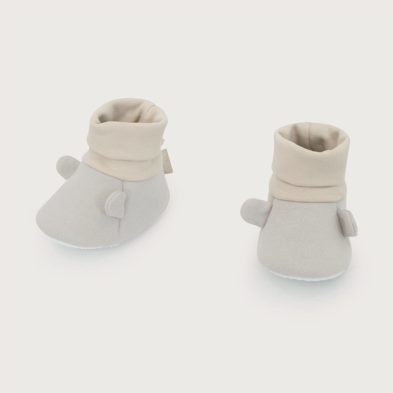 PANTUFLA BEIGE BEBE UNISEX OREJAS - 4