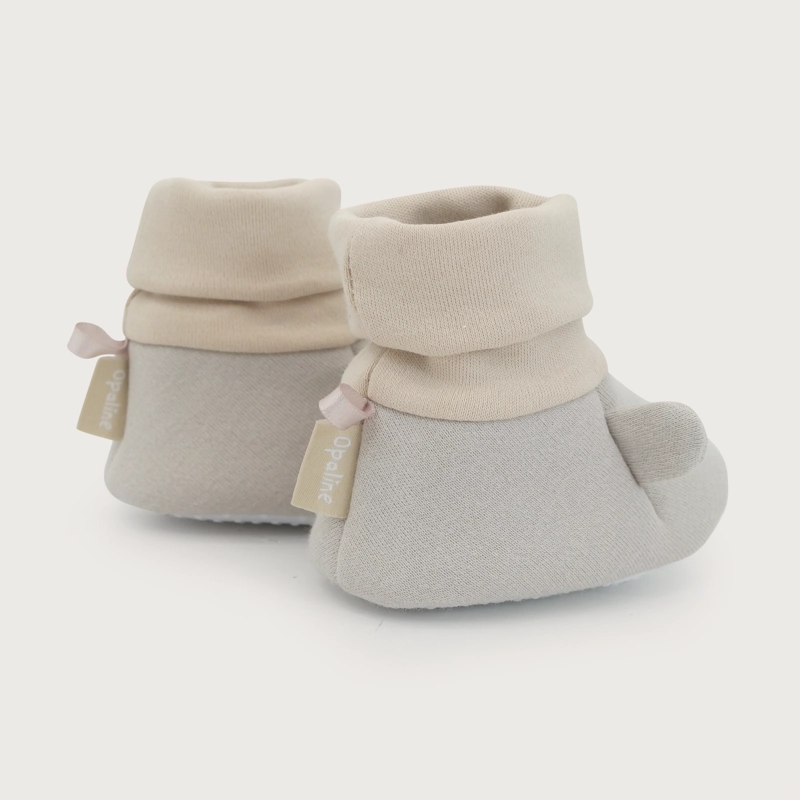 PANTUFLA BEIGE BEBE UNISEX OREJAS - 5