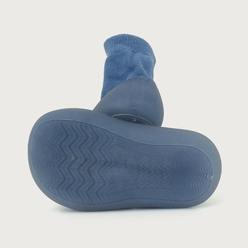 PANTUFLA ANTIDESLIZANTE AZUL NIÑO - 3