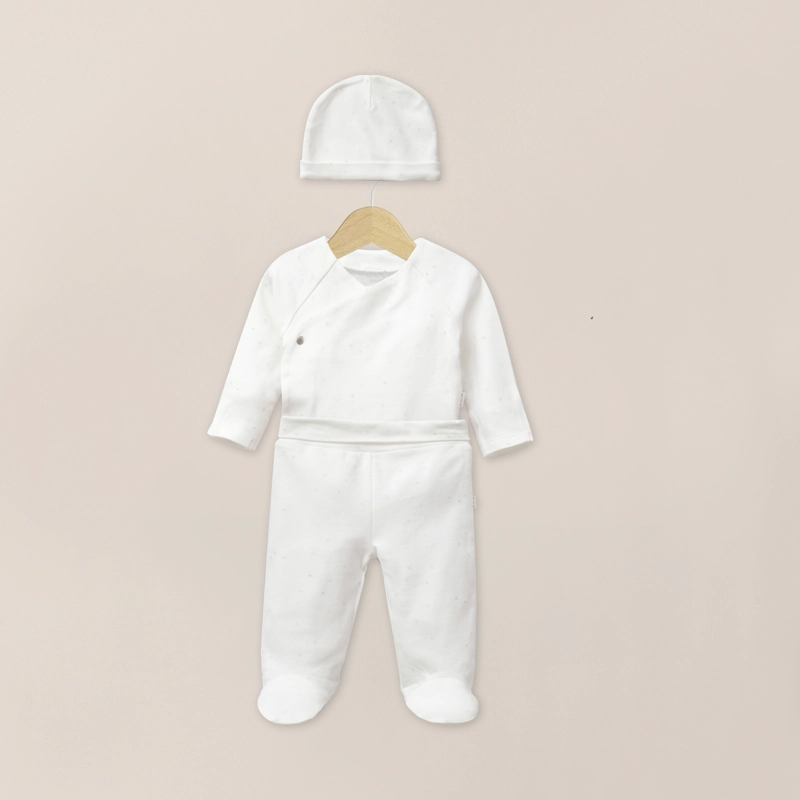 CONJUNTO CLINICA 3 PIEZAS BLANCO BEBE UNISEX - 1