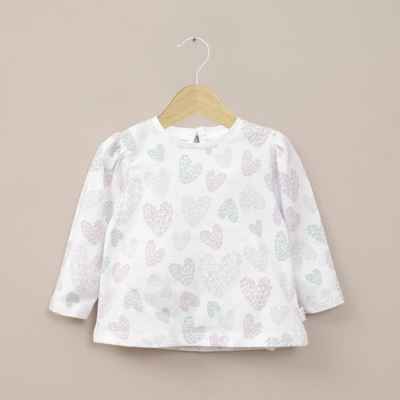 POLERA ESTAMPADA BLANCA INFANT NIÑA - 1