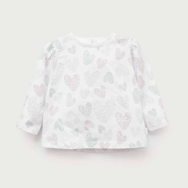 POLERA ESTAMPADA BLANCA INFANT NIÑA - 2