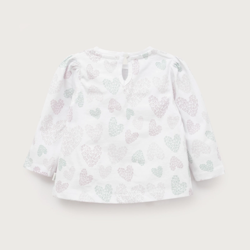 POLERA ESTAMPADA BLANCA INFANT NIÑA - 3