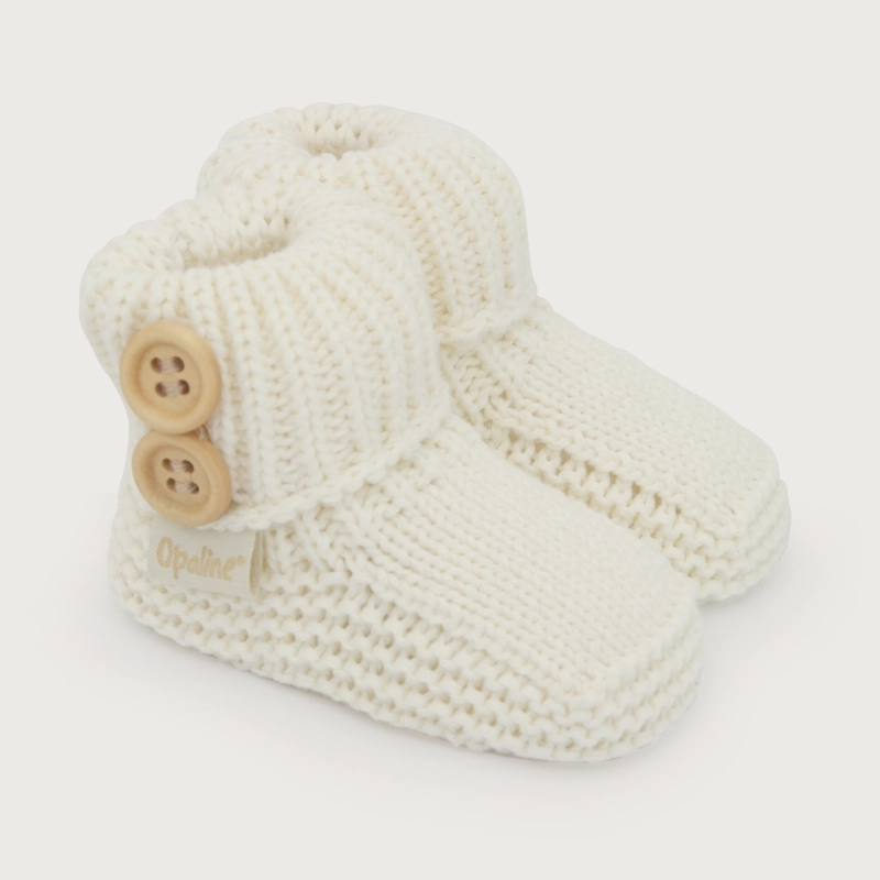 ZAPATO TEJIDO BLANCO BEBE UNISEX - 1