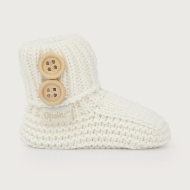 ZAPATO TEJIDO BLANCO BEBE UNISEX - 2