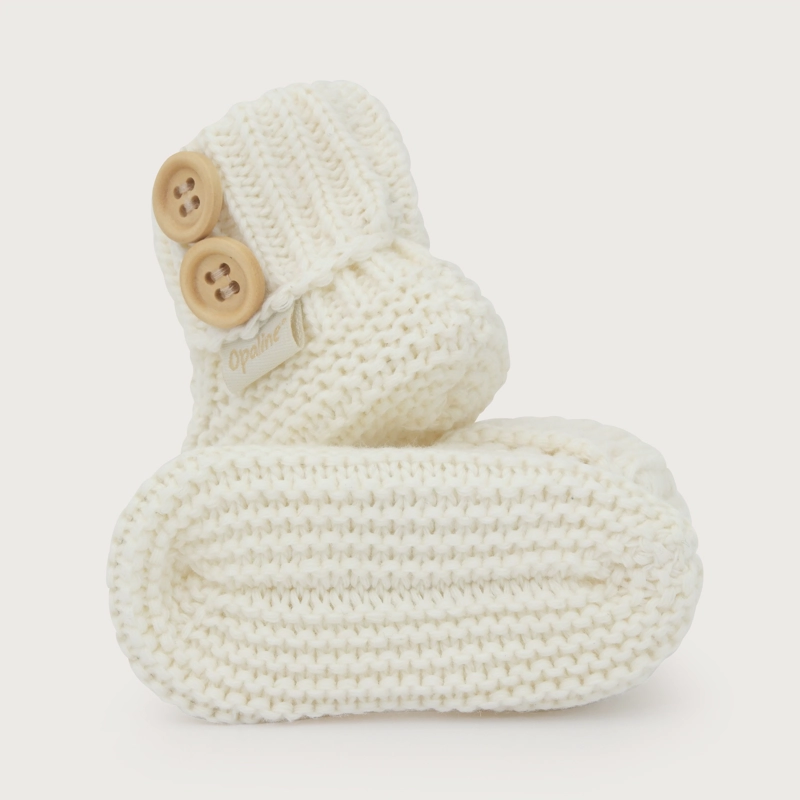 ZAPATO TEJIDO BLANCO BEBE UNISEX - 3