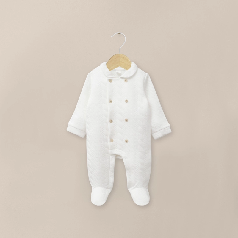 OSITO QUILTED BLANCO BEBE UNISEX - 1