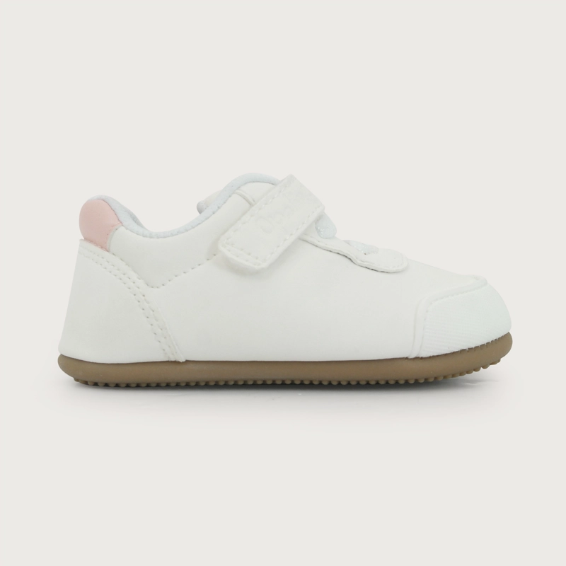 ZAPATILLA SUELA FLEXIBLE VELCRO CON CORDON BLANCO NIÑA - 2