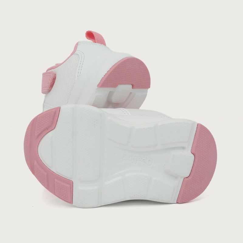 ZAPATILLA PRIMEROS PASOS SPORT BLANCO CON ROSADO NIÑA - 3