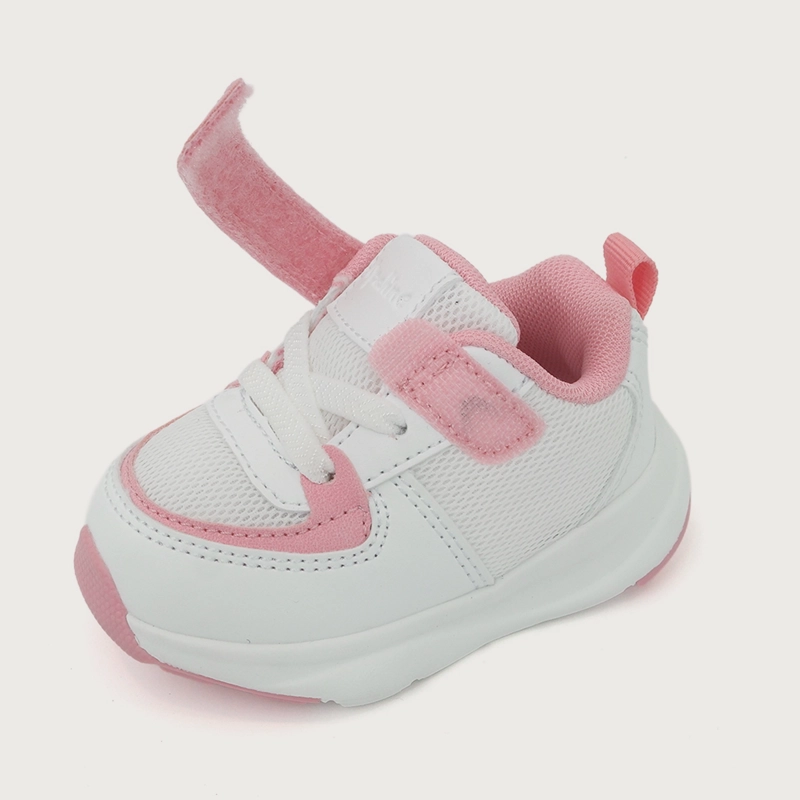 ZAPATILLA PRIMEROS PASOS SPORT BLANCO CON ROSADO NIÑA - 6