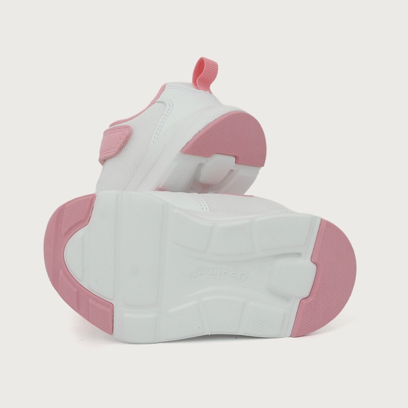 ZAPATILLA SPORT BLANCO CON ROSADO NIÑA - 3