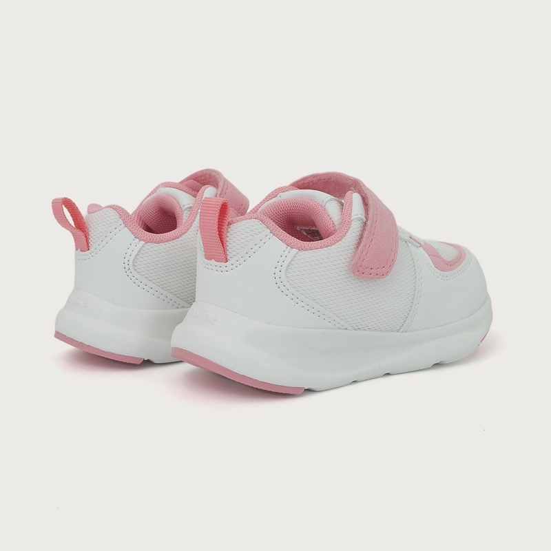 ZAPATILLA SPORT BLANCO CON ROSADO NIÑA - 5