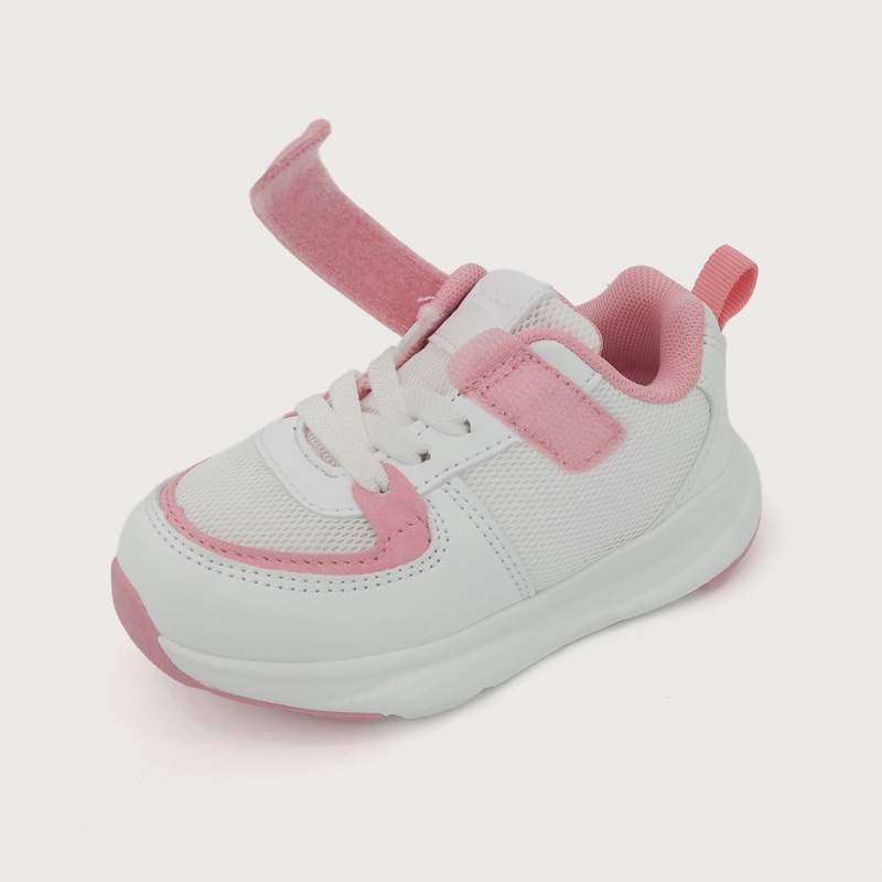 ZAPATILLA SPORT BLANCO CON ROSADO NIÑA - 6