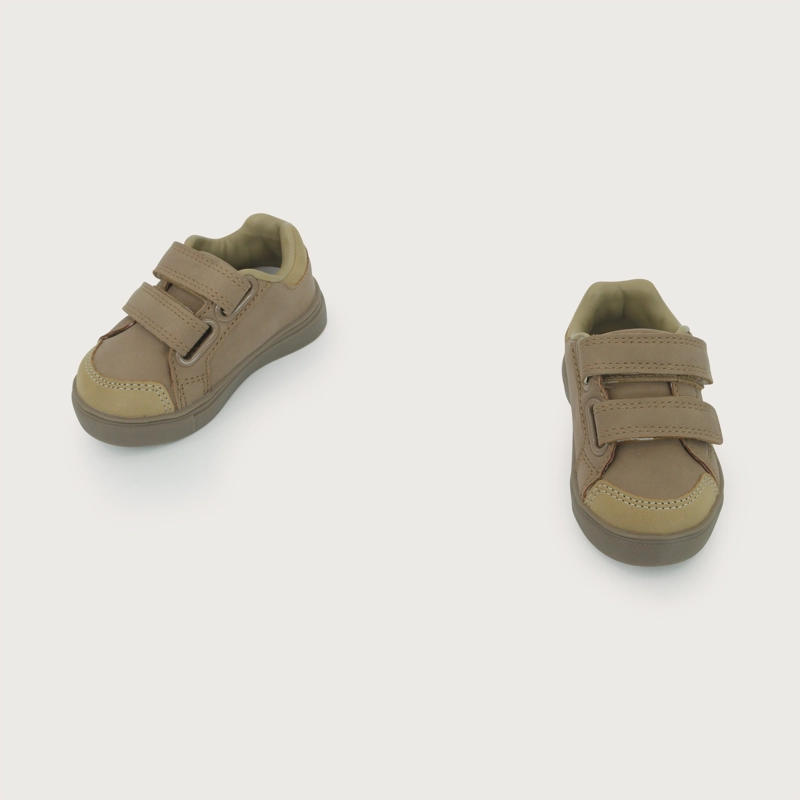 ZAPATO TEJIDO PASOS  CEREMONIA CAMEL NIÑO - 4