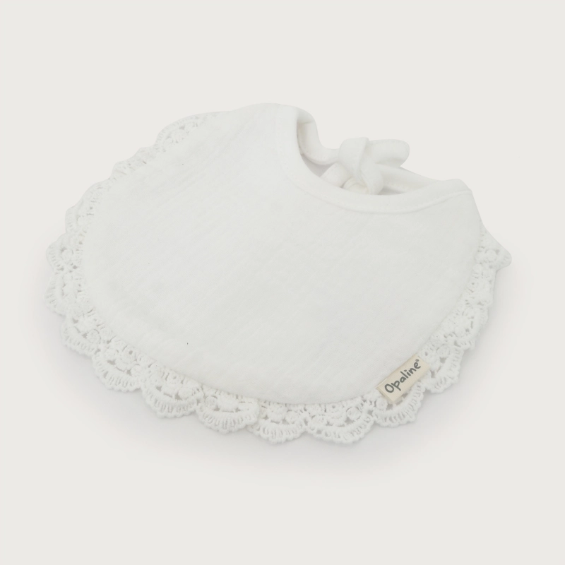 BABERO BLANCO DE CEREMONIA VUELOS BEBE  NIÑA - 1