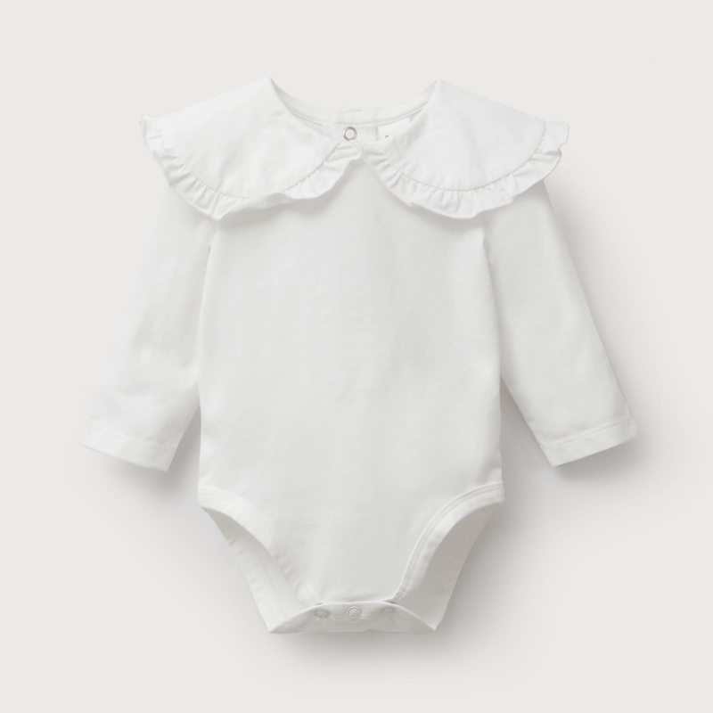 BODY CUELLO BLANCO BEBE NIÑA - 3