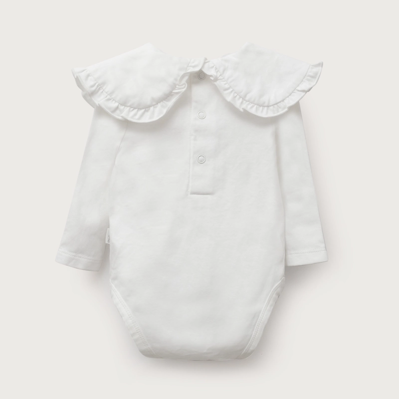 BODY CUELLO BLANCO BEBE NIÑA - 5