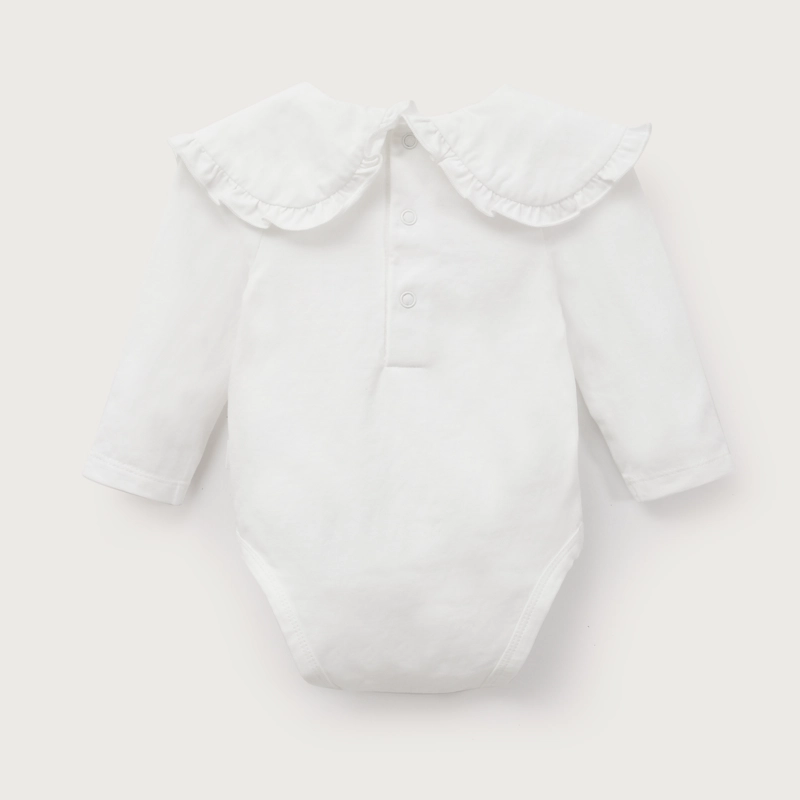 BODY CUELLO BLANCO BEBE NIÑA - 6