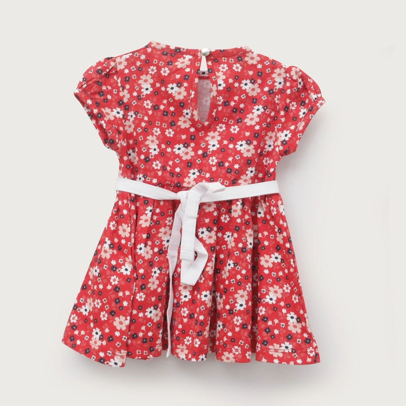 VESTIDO FIESTAS PATRIAS ROJO BEBE  NIÑA - 4
