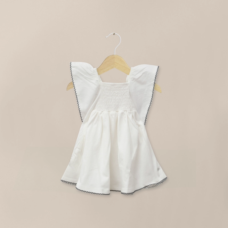 VESTIDO PANAL BLANCO INFANT NIÑA - 1