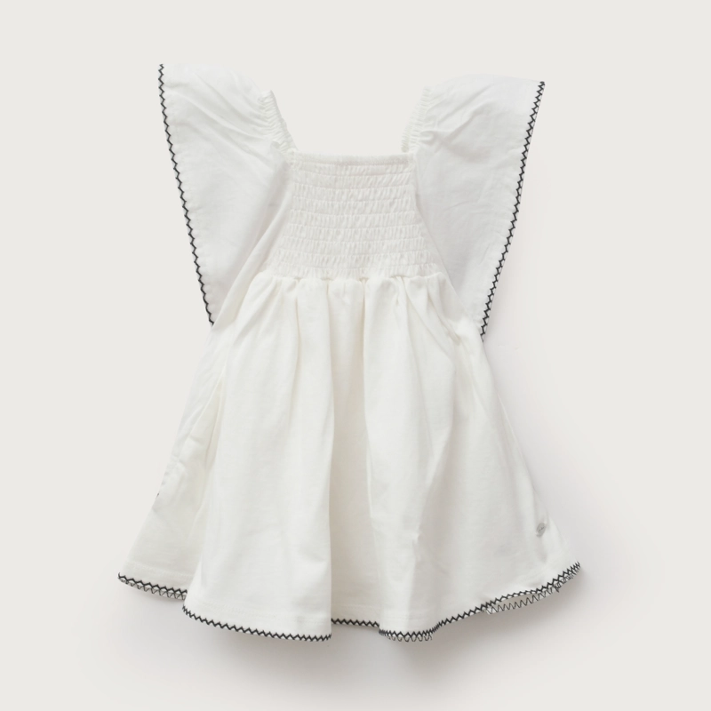 VESTIDO PANAL BLANCO INFANT NIÑA - 2
