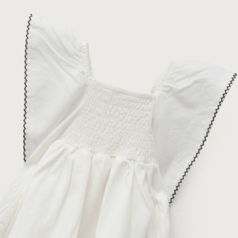 VESTIDO PANAL BLANCO INFANT NIÑA - 4