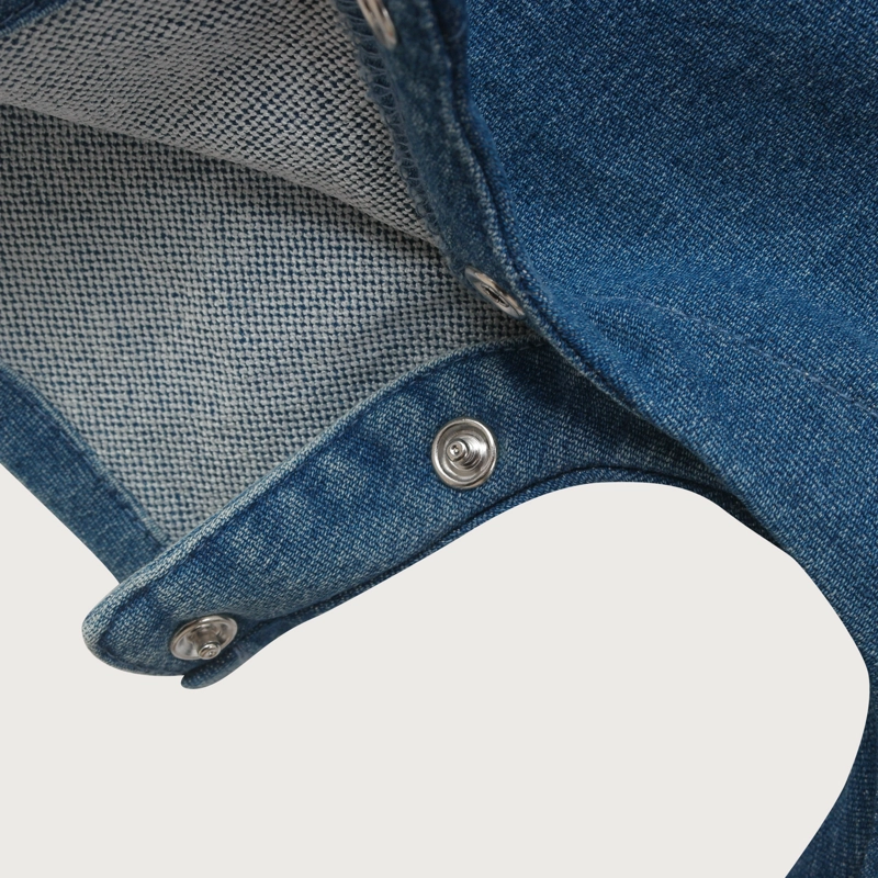 JARDINERA DENIM BEBE UNISEX - 5