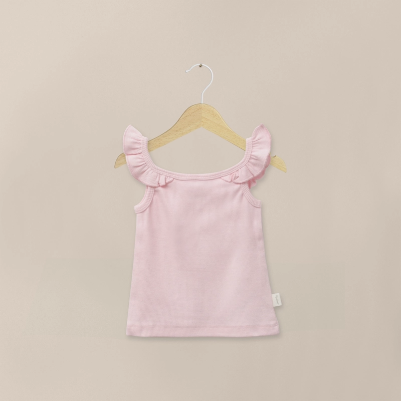 POLERA RIB ROSADA INFANT NIÑA - 1