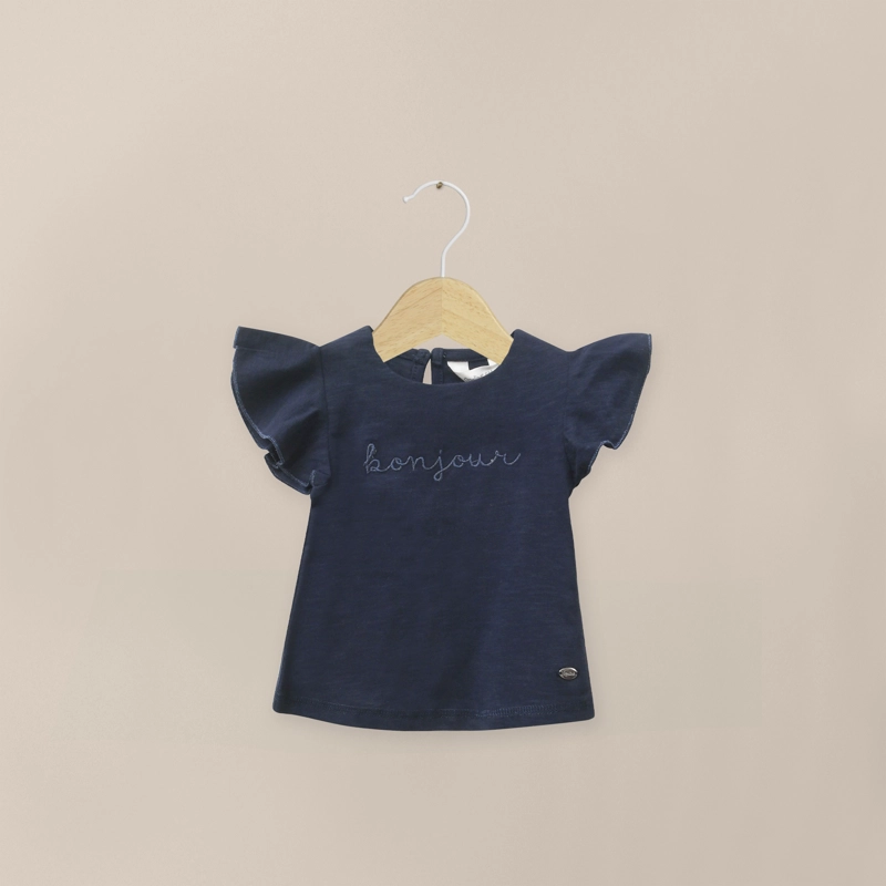 POLERA AZUL MARINO INFANT NIÑA - 1