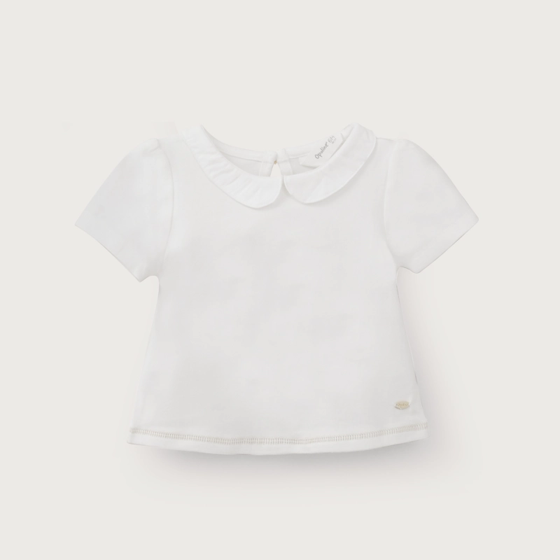POLERA CON CUELLO BLANCA INFANT NIÑA - 2