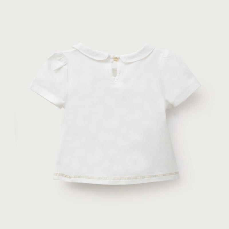 POLERA CON CUELLO BLANCA INFANT NIÑA - 3