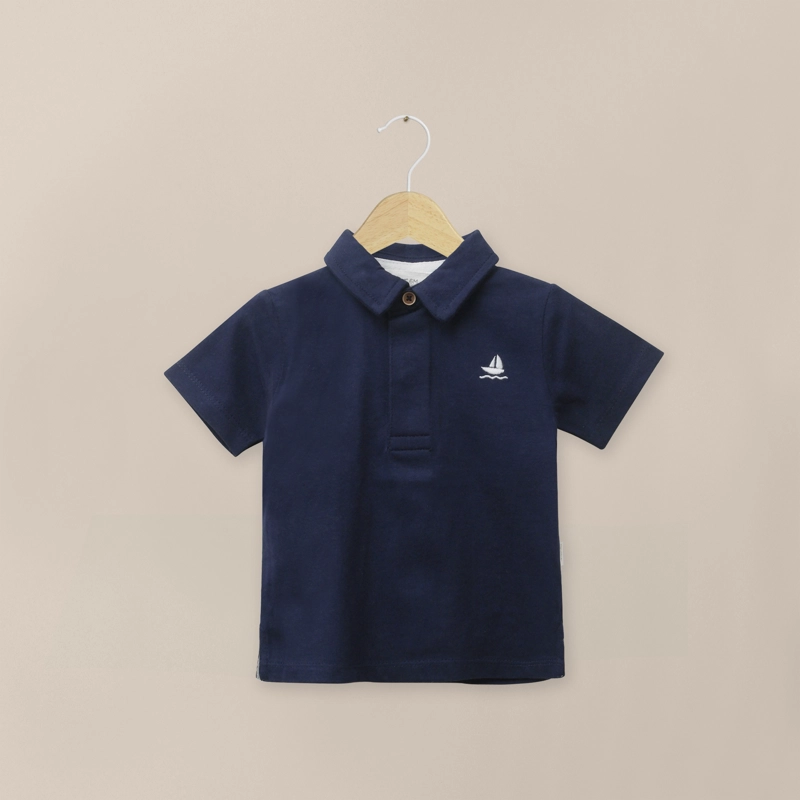POLERA AZUL MARINO INFANT NIÑO - 1