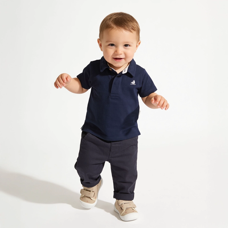 POLERA AZUL MARINO INFANT NIÑO - 2
