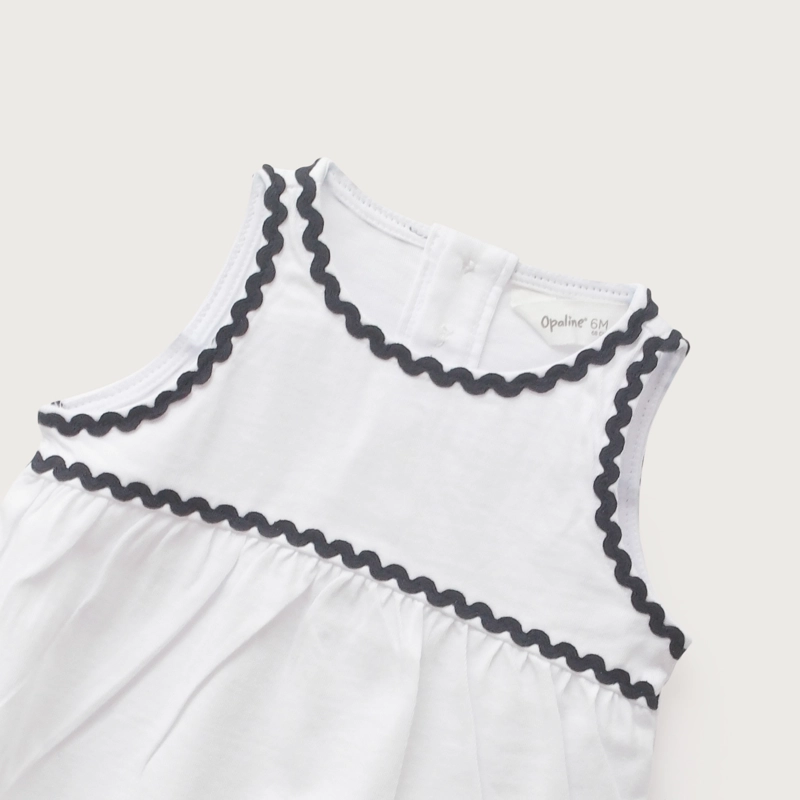 POLERA BLANCA DETALLES INFANT NIÑA - 5